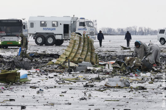 МАК: Отказов систем у разбившегося в Ростове-на-Дону самолета не выявлено