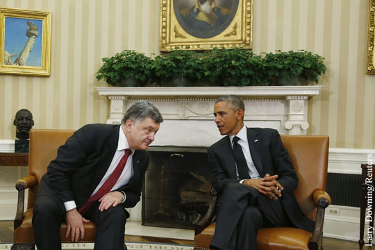 Обама обсудил с Порошенко формирование правительства Украины