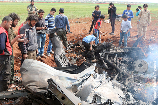 Ответственность за сбитый самолет ВВС Сирии взяли на себя боевики «Ахрар аш-Шам»