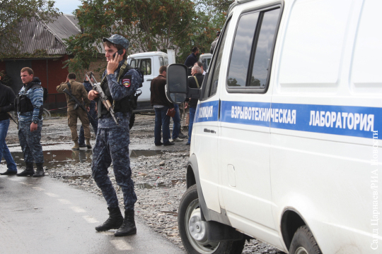 Террористы с гранатами атаковали ОВД на Ставрополье
