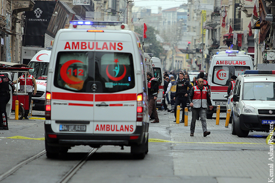 Взрыв прогремел в центре Стамбула