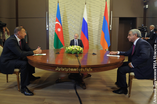 Путин выступил инициатором переговоров по урегулированию конфликта в Карабахе