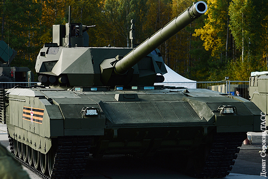 На основе танков «Армата» запланировали создать боевых роботов