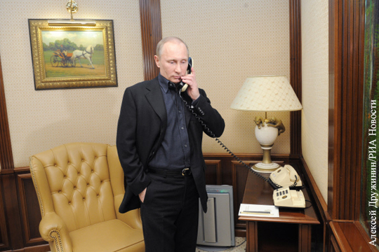 Путин провел телефонные переговоры с Обамой