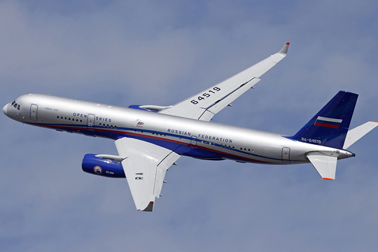 В США предложили не финансировать пролеты российских самолетов в рамках ДОН