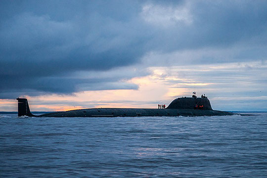 АПЛ «Северодвинск» поразила учебную цель крылатой ракетой в Баренцевом море