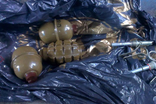 У Куликового поля в Одессе найдены три гранаты
