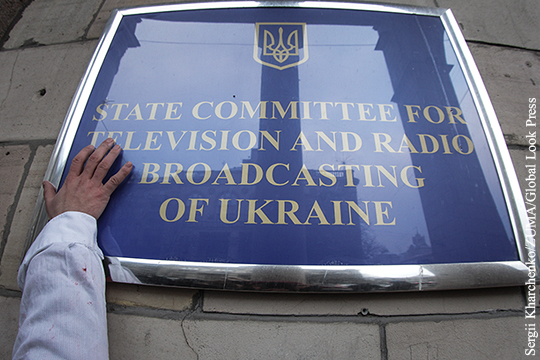 Украина установила 70-процентную квоту для телепередач западного производства