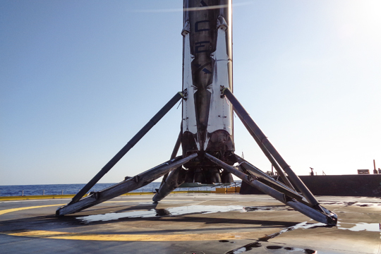 SpaceX признал невозможность повторного запуска возвращенной ступени ракеты