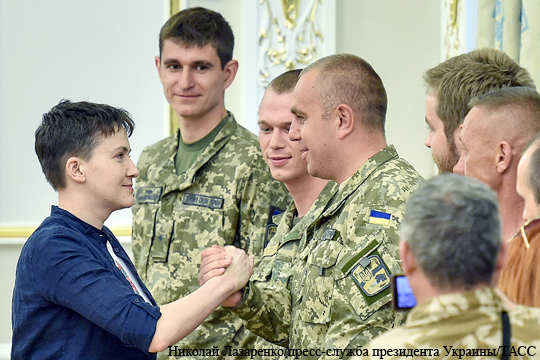 Савченко рассказала, что проспала мероприятие в первый день после возвращения на Украину