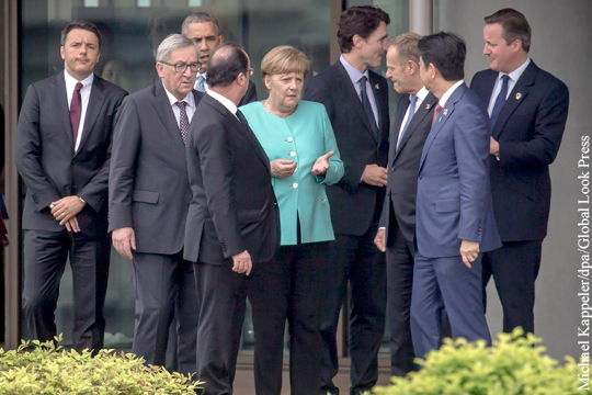 Лидеры стран G7 высказались против отмены антироссийских санкций