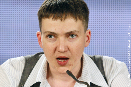 Савченко назвала «ерундой» слова Захарченко о намерении ее «шлепнуть»