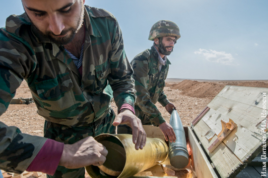 Сирийская армия отразила двойную атаку ИГ в районе Дейр-эз-Зора