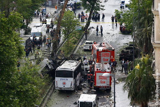 В Стамбуле прогремел взрыв