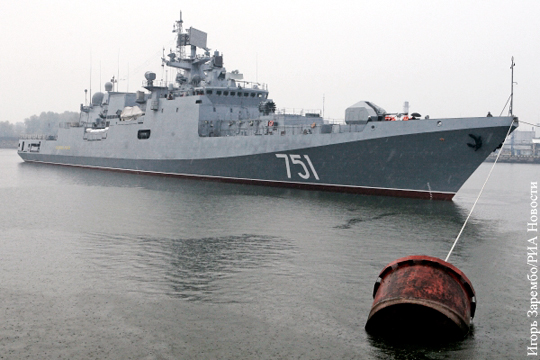 Черноморский флот получил новейший фрегат «Адмирал Эссен»