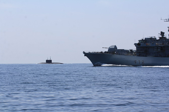 Британские ВМС обнаружили российскую подлодку, которая от них не скрывалась