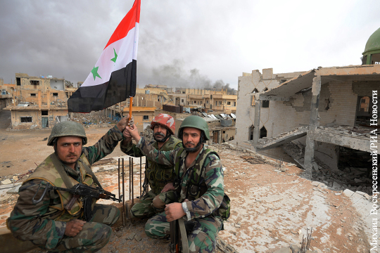 Армия Сирии заняла стратегически важный пункт на пути к Ракке