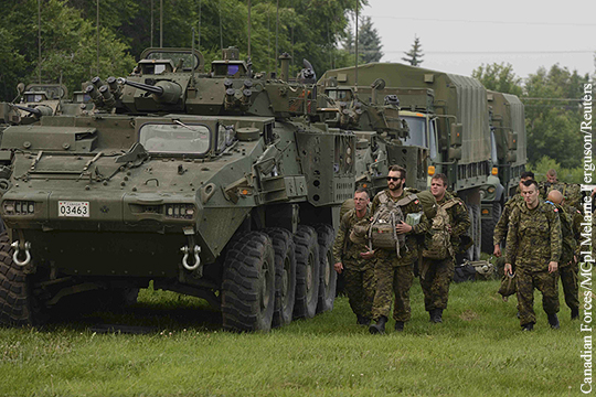 СМИ не исключили отправки Канадой военных в Восточную Европу