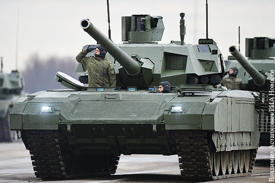 Минобороны согласовало цену танков «Армата»