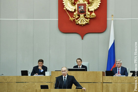 Путин назвал ключевые задачи для нового созыва Госдумы