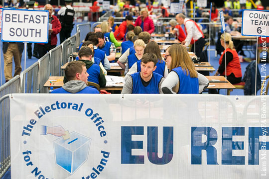 Окончательные итоги: На референдуме в Британии победили сторонники выхода из ЕС