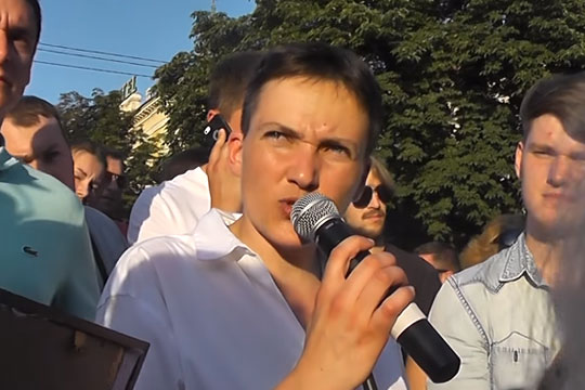 Савченко стала рекордсменом по количеству пресс-конференций