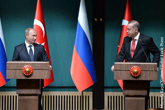 В Кремле анонсировали разговор Путина с Эрдоганом по инициативе России