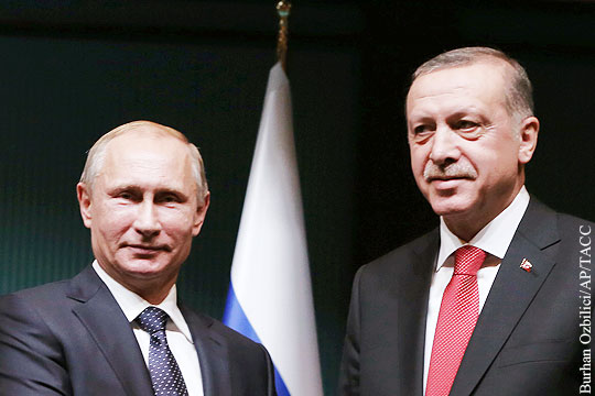 Стали известны подробности разговора Путина с Эрдоганом