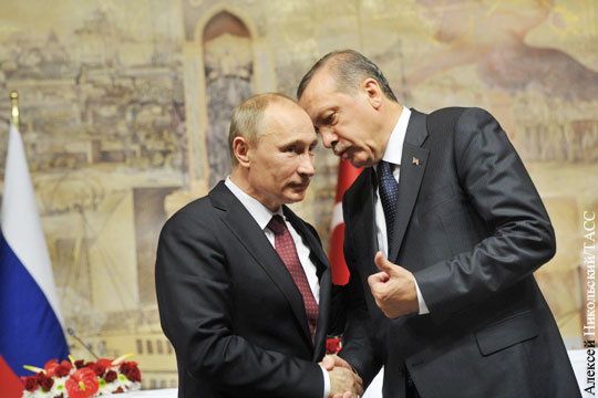 Источник: Путин и Эрдоган договорились о личной встрече
