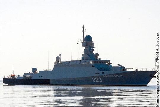 На учения вышли более 20 кораблей и судов Каспийской флотилии