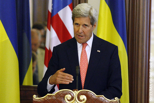 Керри: Вмешательство США в ситуацию на Украине помогло избежать кровопролития