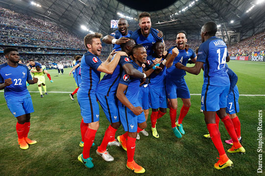 Сборная Франции обыграла Германию и вышла в финал Евро-2016