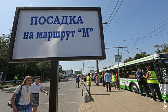 Между закрытыми из-за аварии станциями метро Москвы пустили автобусы