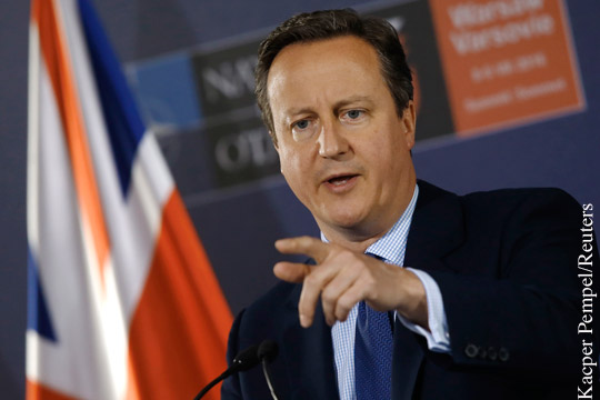 Кэмерон: НАТО будет вести диалог с Россией с позиции силы