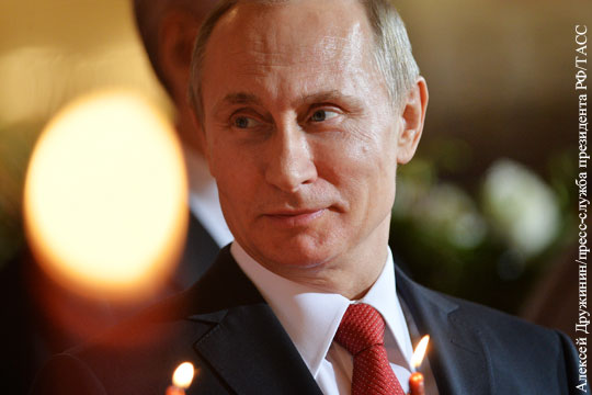 Путин посетил торжественную литургию на Валааме