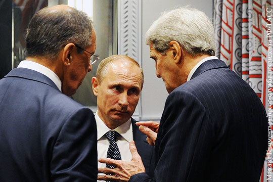 Начались переговоры Путина и Лаврова с Керри