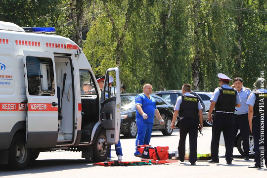 В Алма-Ате произошла террористическая вылазка