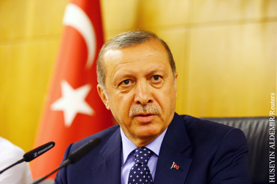 Эрдоган рассказал, от кого узнал о начале мятежа военных