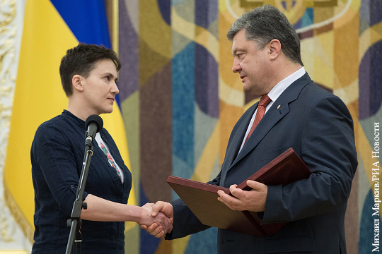 Савченко объяснила, почему не может отказаться от звания Героя Украины