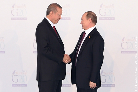Эрдоган назвал отношения России и Турции важными для региона