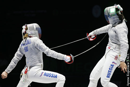 Саблистки гарантировали сборной России золотую и серебряную медали ОИ