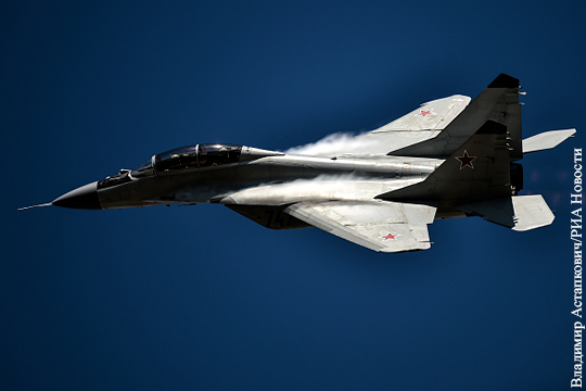 МиГ-29КР впервые совершил посадку на авианосец «Адмирал Кузнецов»