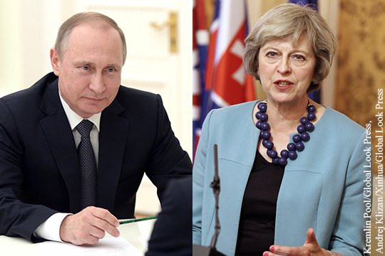 Путин провел первый разговор с новым премьером Британии