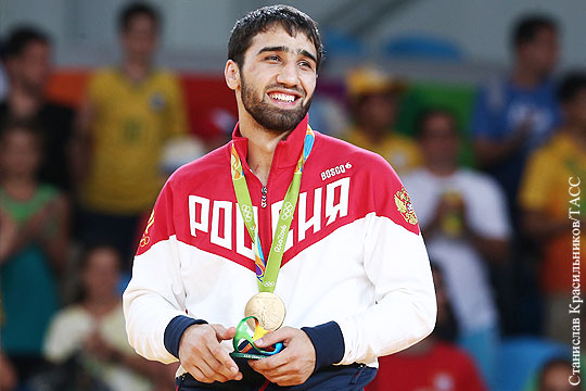 Дзюдоист Халмурзаев выиграл золото Олимпиады в Рио