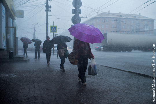 МЧС предупредило о грозе и сильном ветре в Москве в ближайшие часы