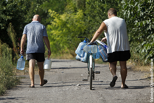 ЛНР заявила об острой нехватке воды из-за недопоставок с Украины