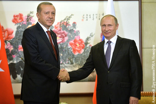 Улюкаев: На встрече Путина и Эрдогана обсуждалась тема продэмбарго
