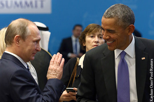 Путин и Обама начали встречу в кулуарах саммита G20