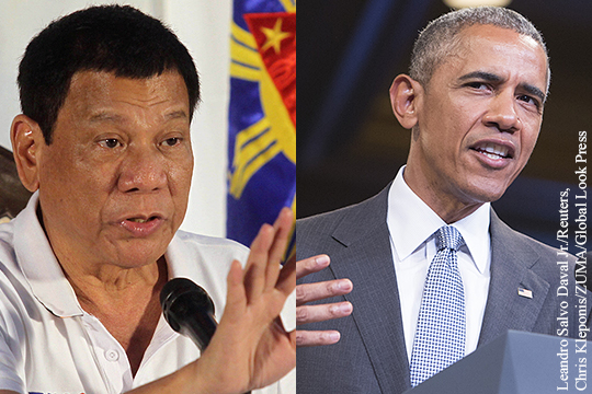 Президент Филиппин извинился за заявление в адрес Обамы