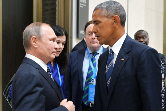 Кремль: Санкции США диссонируют с темой переговоров Путина и Обамы